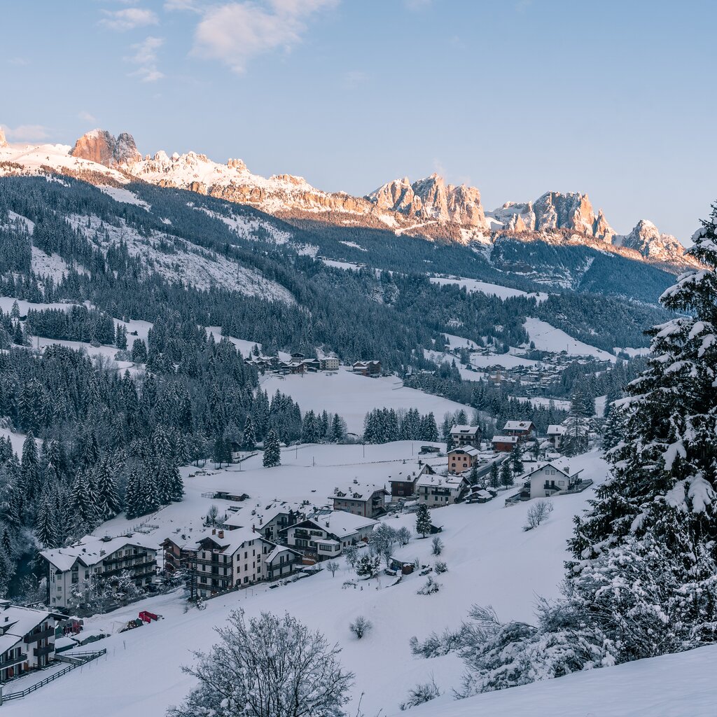 Moena d'inverno | © Patricia Ramirez - Archivio immagini ApT Val di Fassa