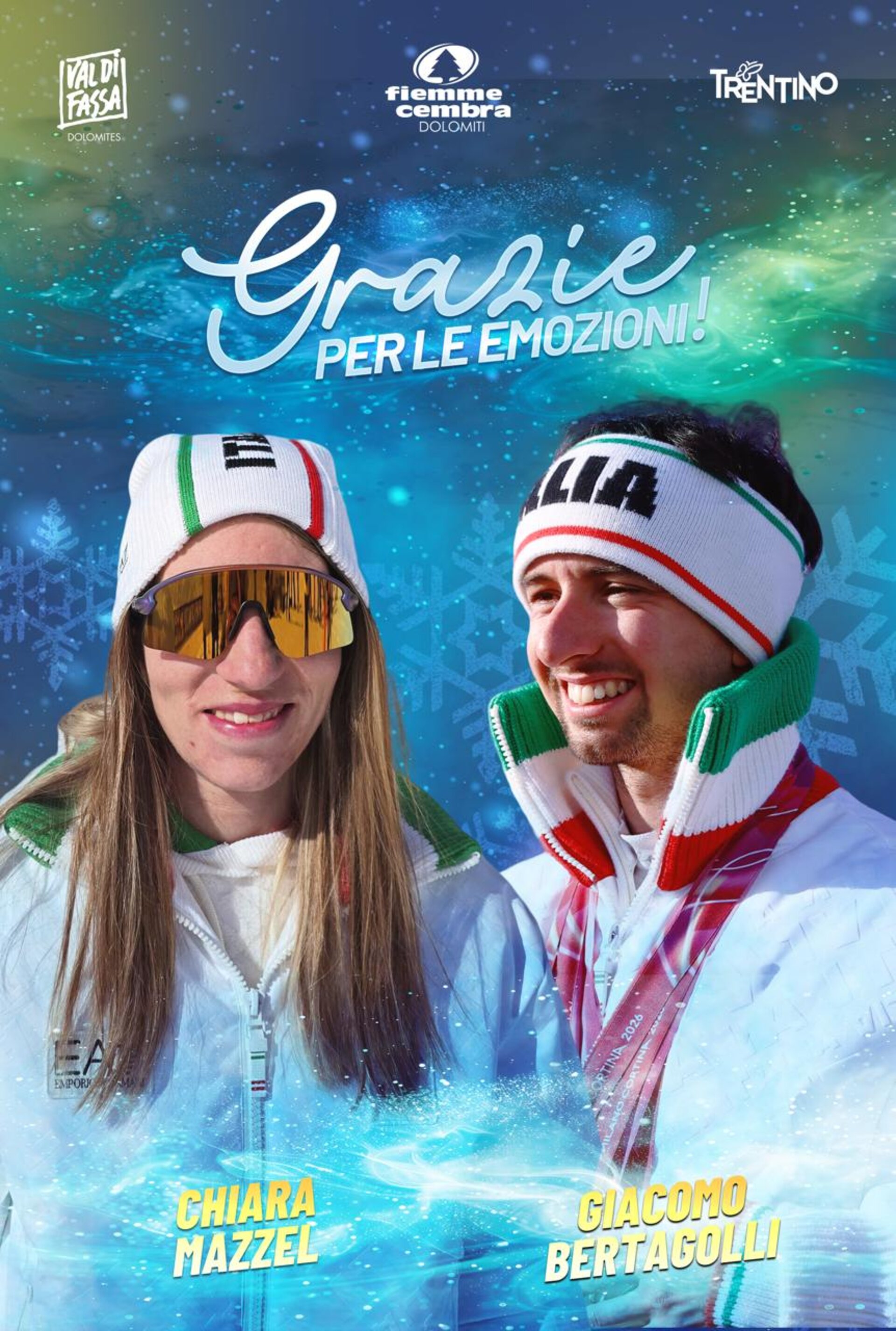 Fassa E Fiemme Celebrano Mazzel E Bertagnolli